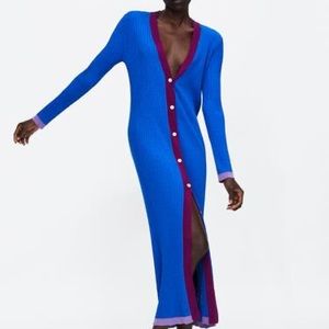 Zara metallic thread cardigan